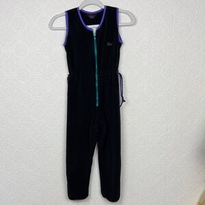 Vintage REI Kids Fleece Snow Suit Jumpsuit One Piece Winter Warm Snowsuit 80s